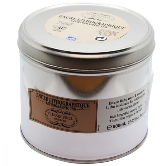 Tinta Para Litogravura Charbonnel Ink Black for Rubbing up 800ml