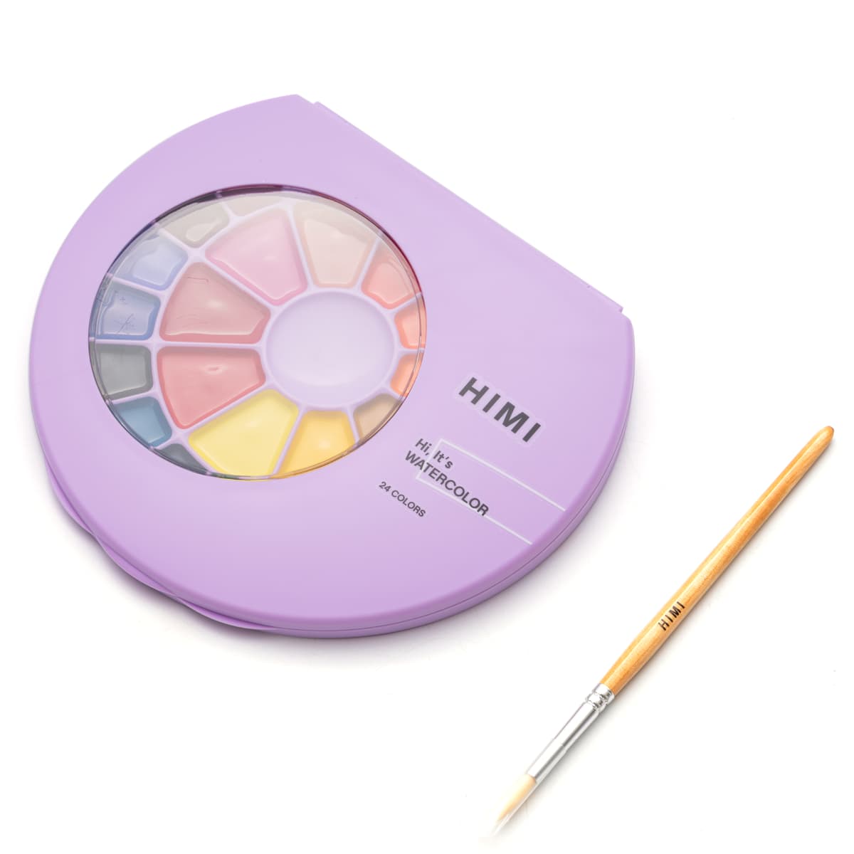 Aquarela Himi 24 Cores Úmidas