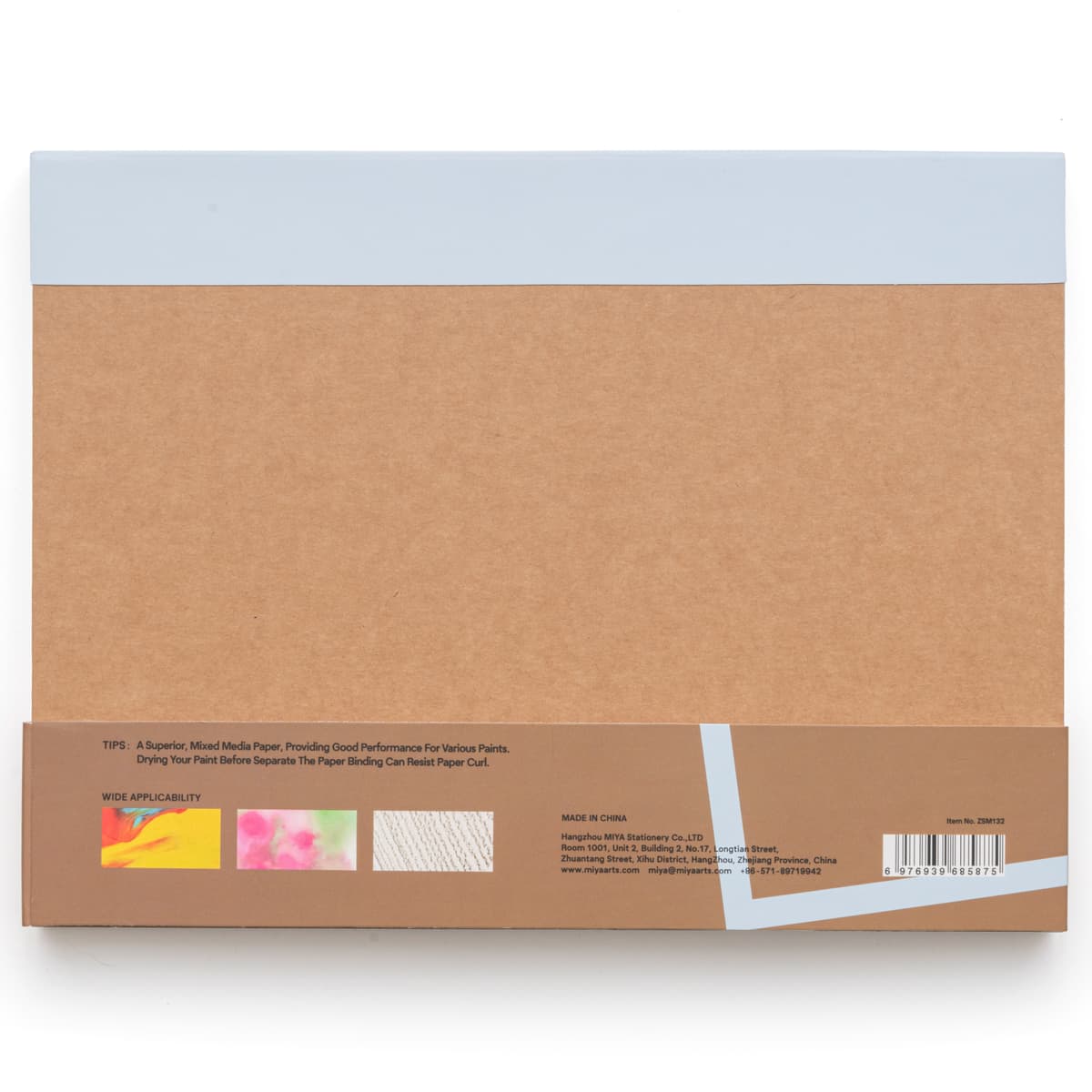Bloco de Papel Mixed Media Himi 180g/m² 22,9x30,5cm 90 Folhas