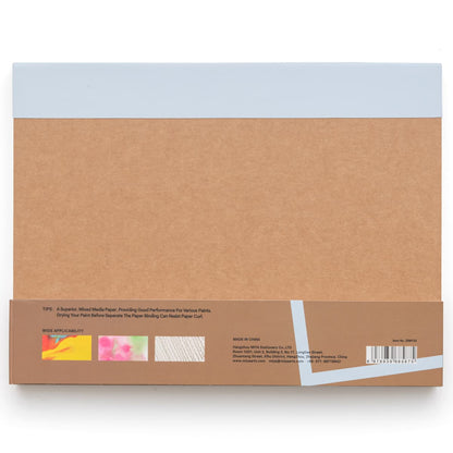 Bloco de Papel Mixed Media Himi 180g/m² 22,9x30,5cm 90 Folhas