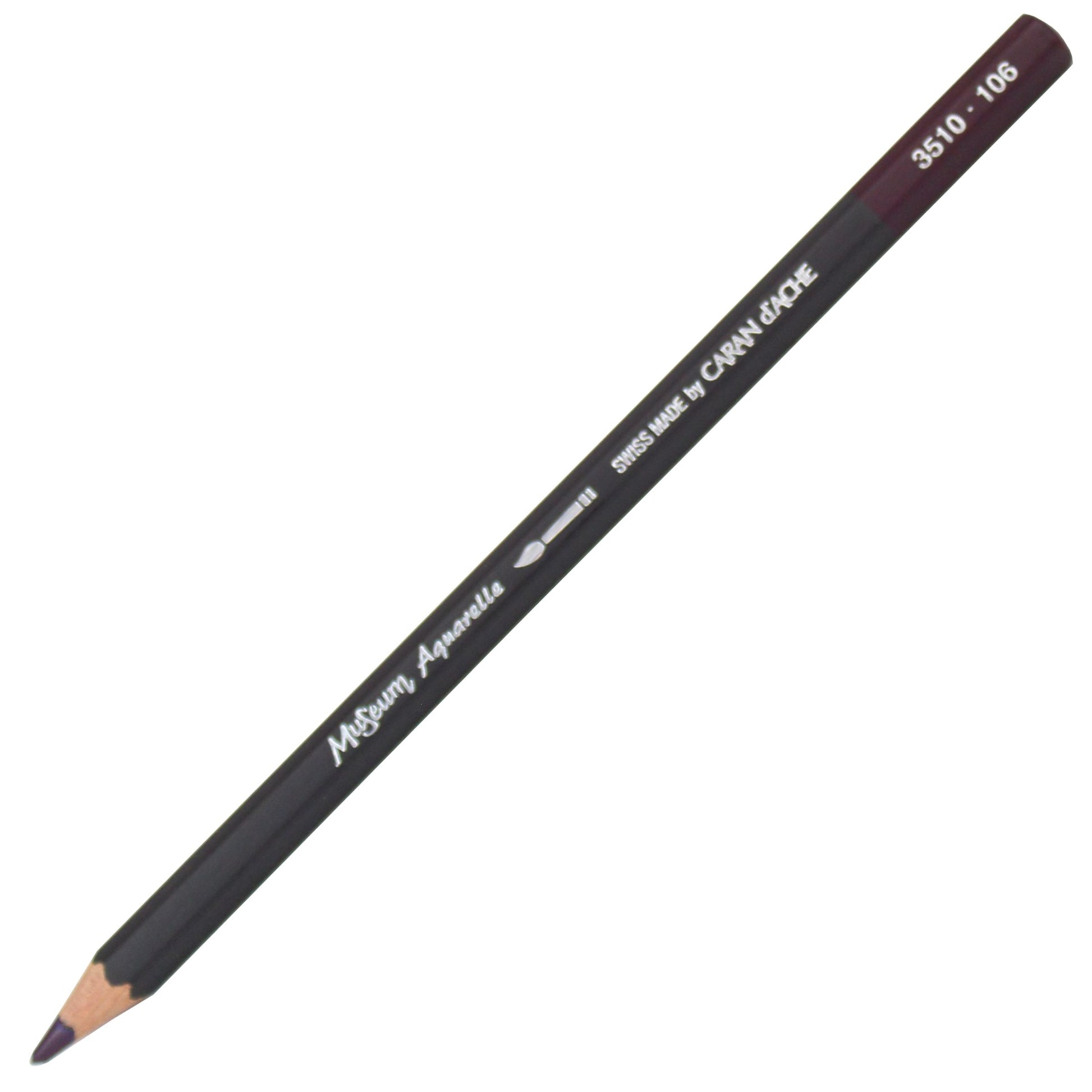 Lápis Aquarelado Caran D'Ache Museum 106 Plum Dark