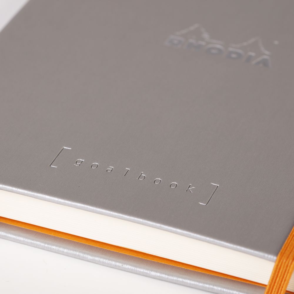 Caderno Goalbook Rhodia A5 Capa Dura Silver