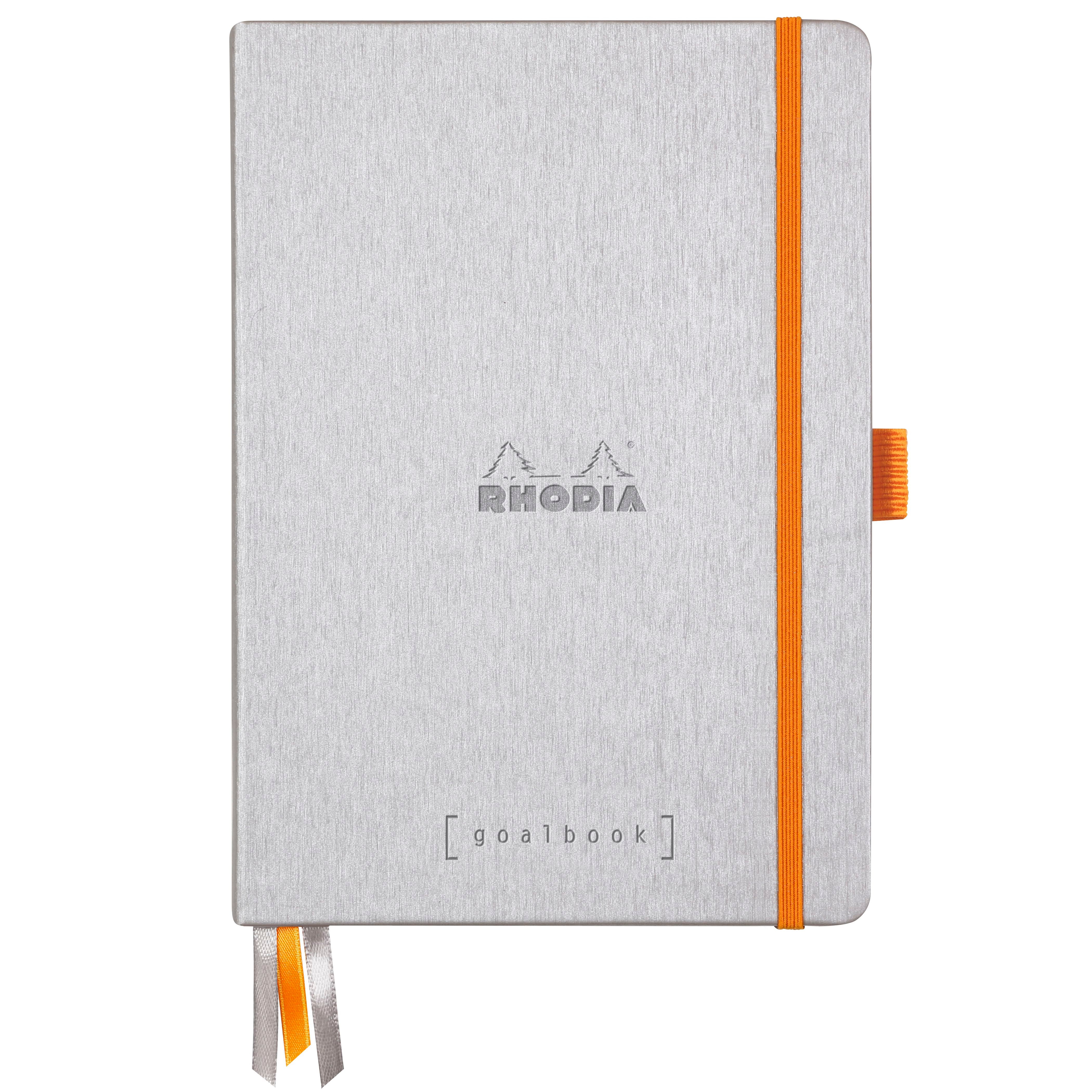 Caderno Goalbook Rhodia A5 Capa Dura Silver