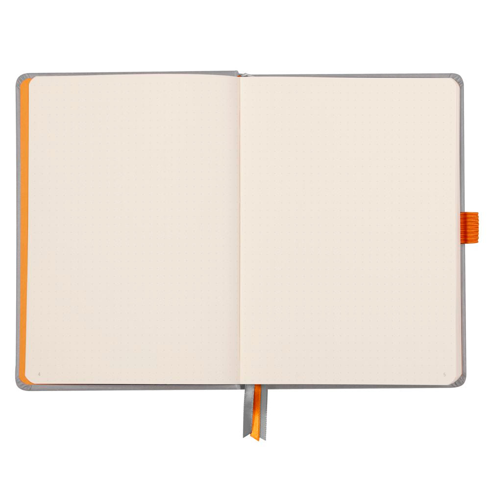 Caderno Goalbook Rhodia A5 Capa Dura Silver