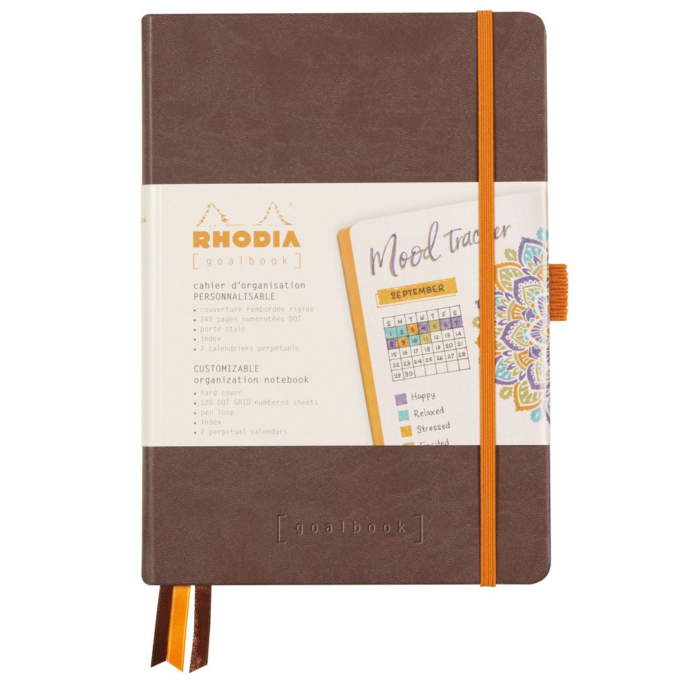 Caderno Goalbook Rhodia A5 Capa Dura Chocolate