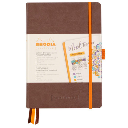 Caderno Goalbook Rhodia A5 Capa Dura Chocolate