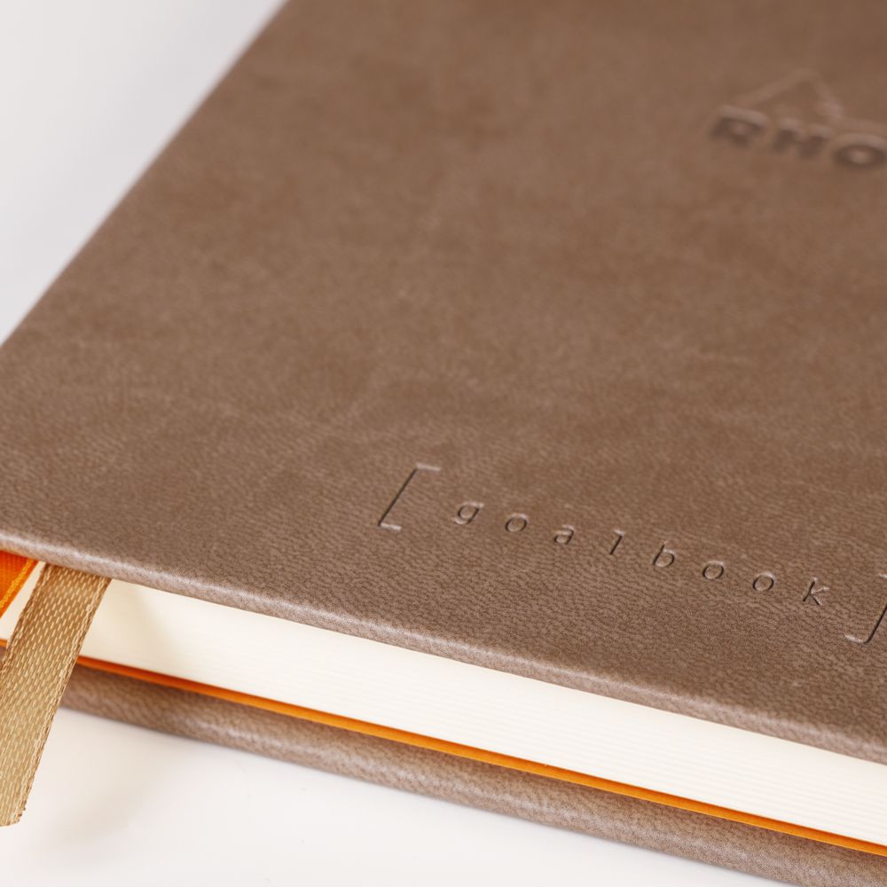 Caderno Goalbook Rhodia A5 Capa Dura Taupe