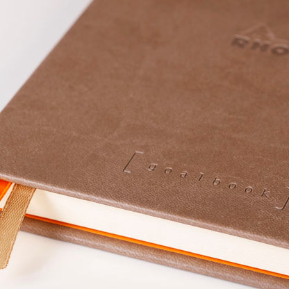 Caderno Goalbook Rhodia A5 Capa Dura Taupe