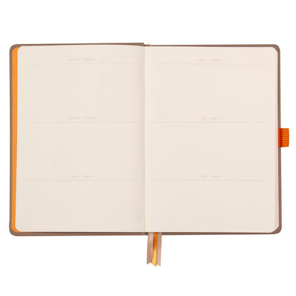 Caderno Goalbook Rhodia A5 Capa Dura Taupe