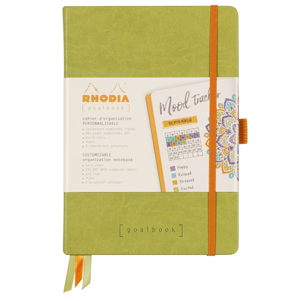 Caderno Goalbook Rhodia A5 Capa Dura Anise