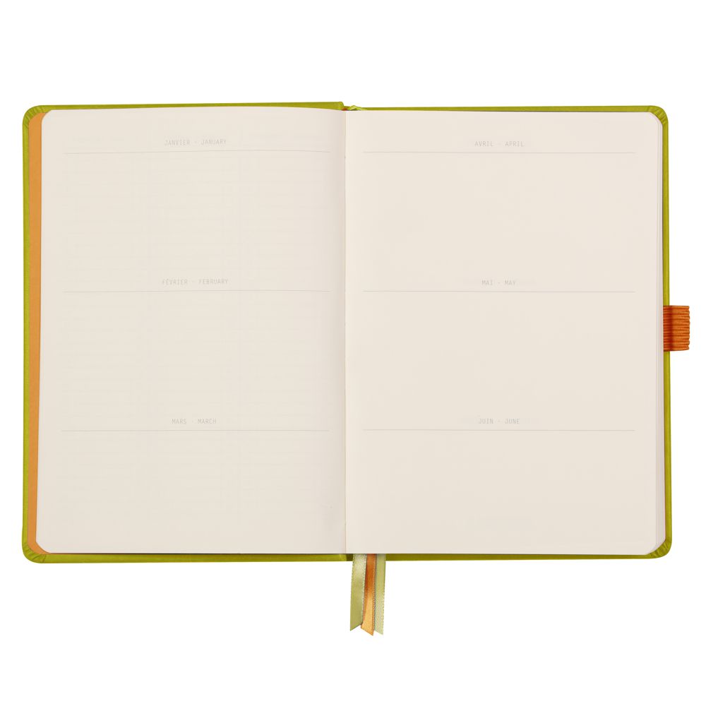 Caderno Goalbook Rhodia A5 Capa Dura Anise