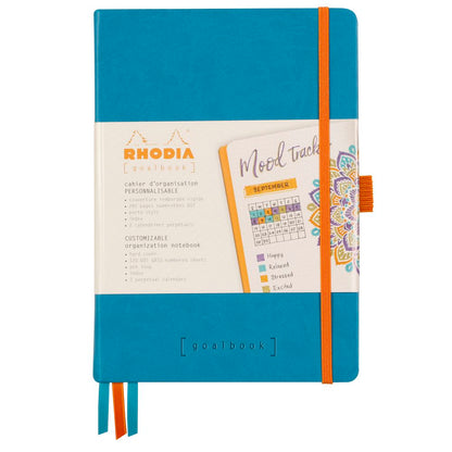 Caderno Goalbook Rhodia A5 Capa Dura Turquoise