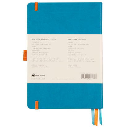 Caderno Goalbook Rhodia A5 Capa Dura Turquoise