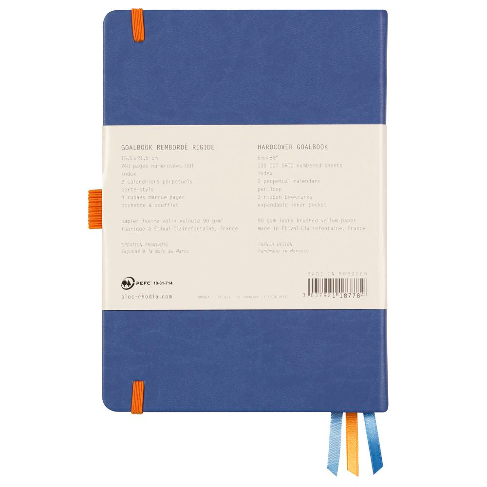 Caderno Goalbook Rhodia A5 Capa Dura Sapphire