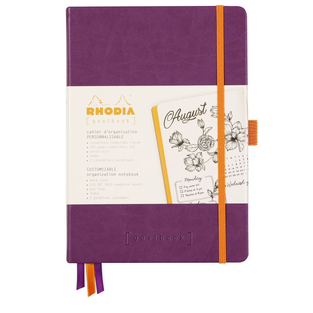 Caderno Goalbook Rhodia A5 Capa Dura Purple