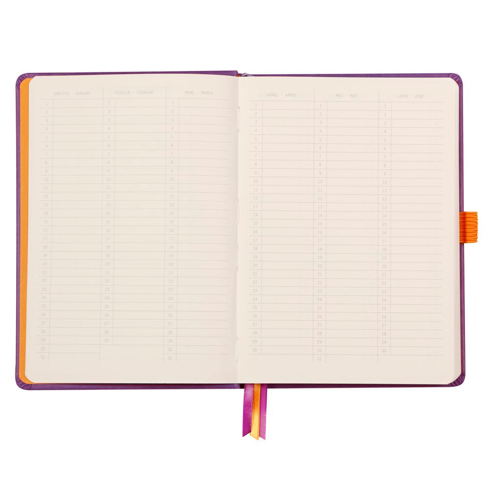 Caderno Goalbook Rhodia A5 Capa Dura Purple