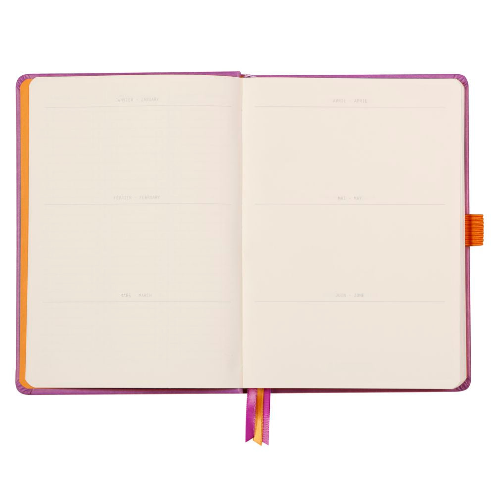 Caderno Goalbook Rhodia A5 Capa Dura Lilac