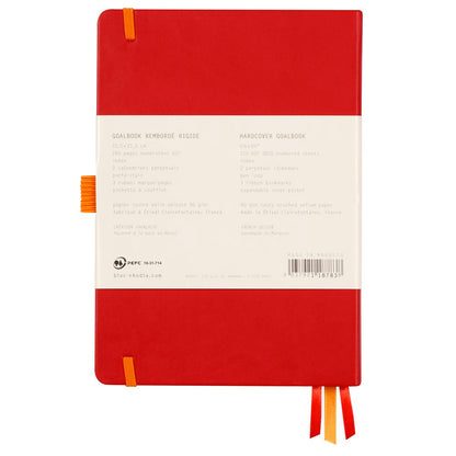 Caderno Goalbook Rhodia A5 Capa Dura Poppy