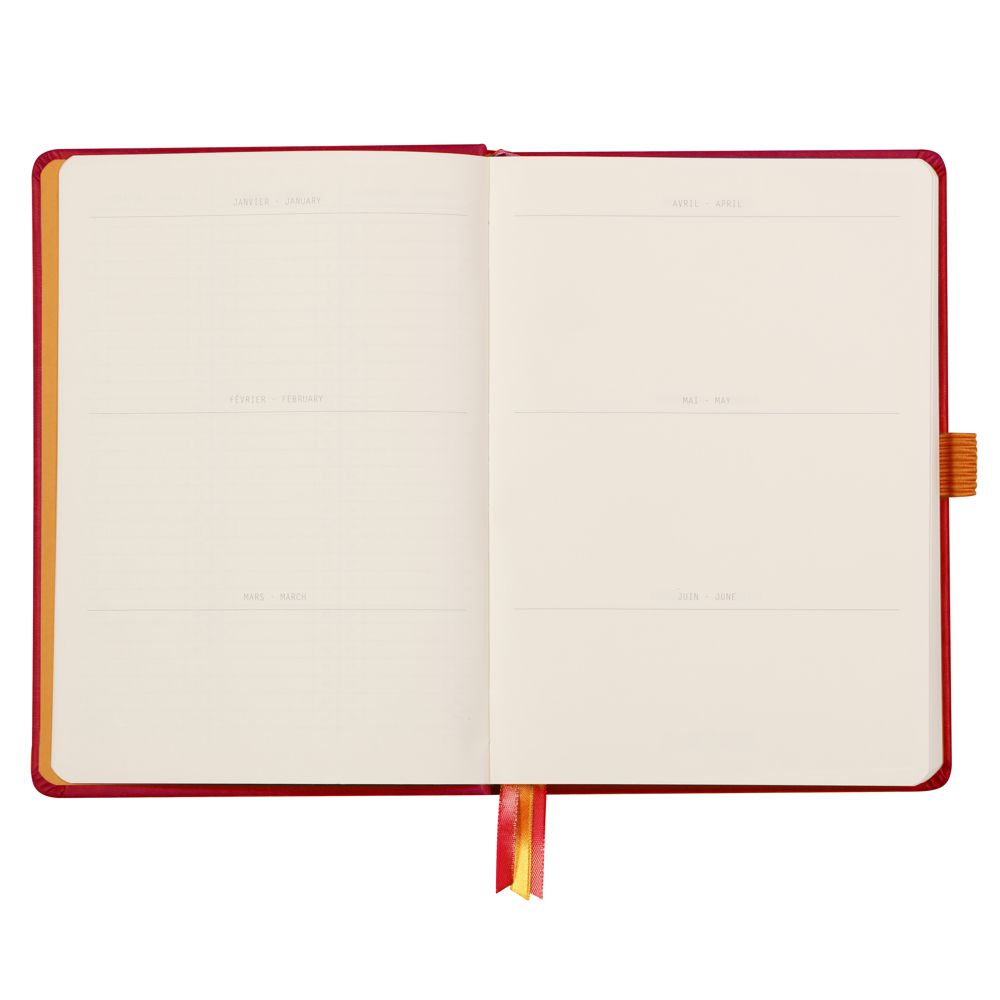 Caderno Goalbook Rhodia A5 Capa Dura Poppy