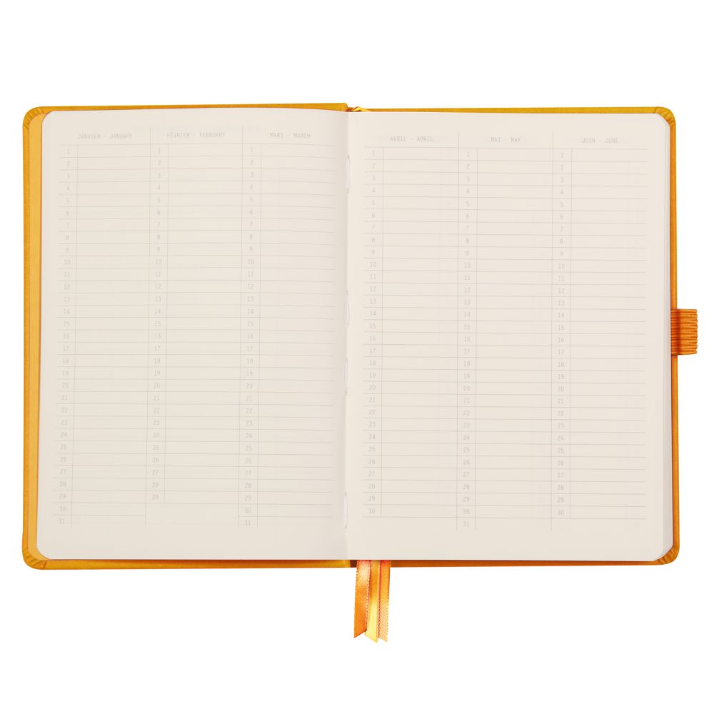 Caderno Goalbook Rhodia A5 Capa Dura Orange