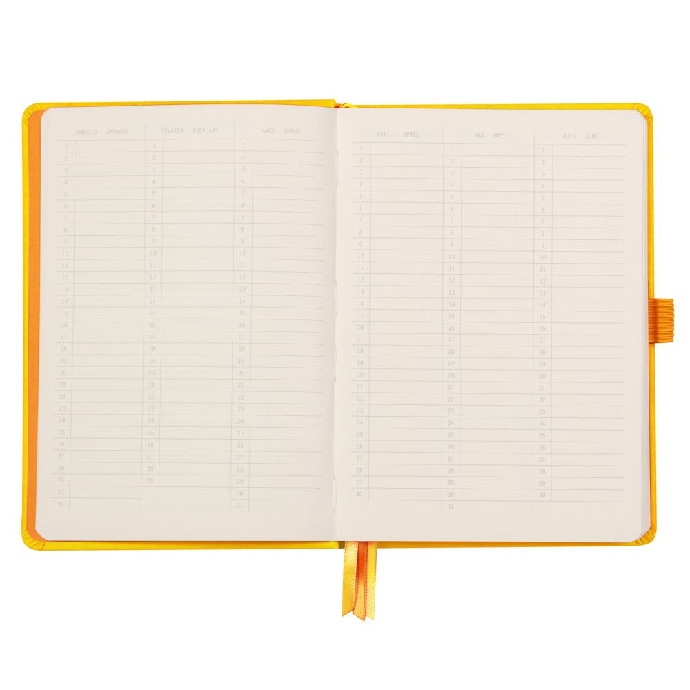 Caderno Goalbook Rhodia A5 Capa Dura Yellow