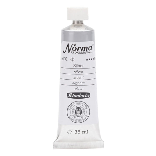 Tinta Óleo Schmincke Norma 35ml S2 800 Silver