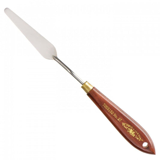 espátula de aço para pintura winsor & newton 27