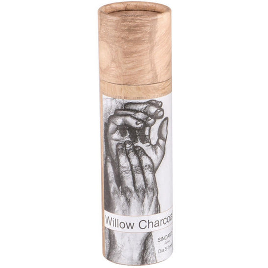 Carvão Para Desenho Artístico Sinoart Willow Vegetal 25 peças T0162