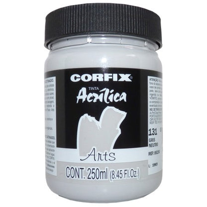 Tinta Acrílica Corfix Arts 250ml G1