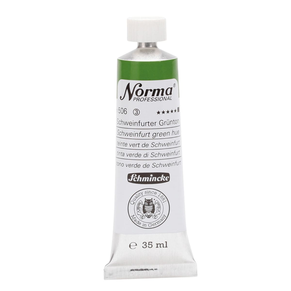 Tinta Óleo Schmincke Norma 35ml S3 506 Schweinfurt Green Hue