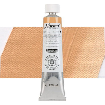 Tinta Óleo Schmincke Norma 120ml S1 220 Burnt Ochre Light