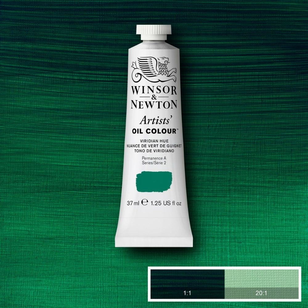 Tinta Óleo Artist 37ml Winsor & Newton S2 696 Viridian Hue