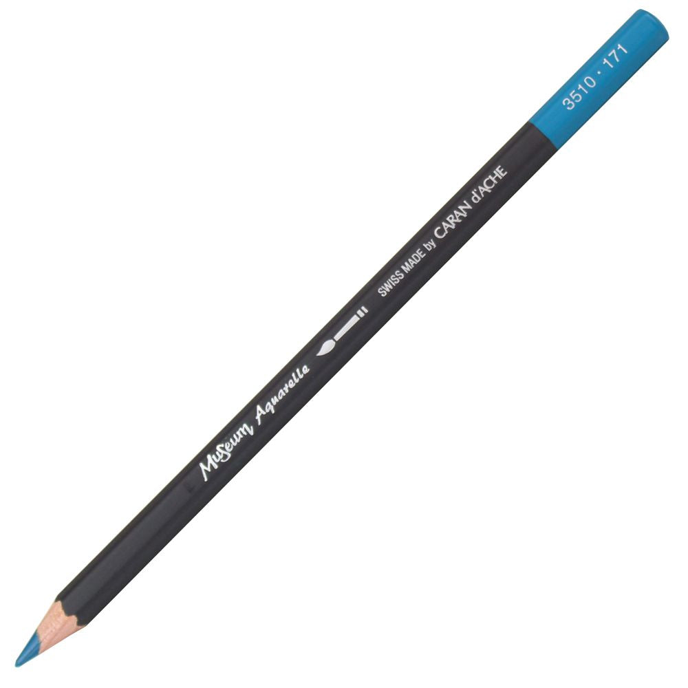 Lápis Aquarelado Caran D'Ache Museum 171 Turquoise Blue