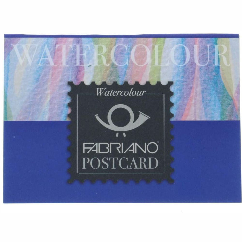 Bloco de Papel Para Aquarela Postcard Watercolor Fabriano 300g/m² 10,5x14,8cm