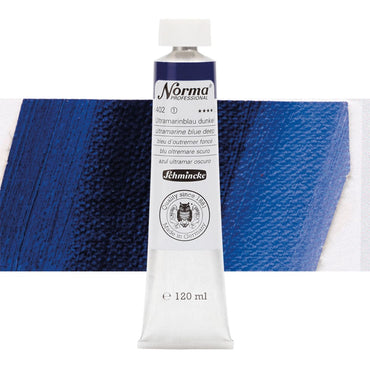 Tinta Óleo Schmincke Norma 120ml S1 402 Ultramar Blue Deep