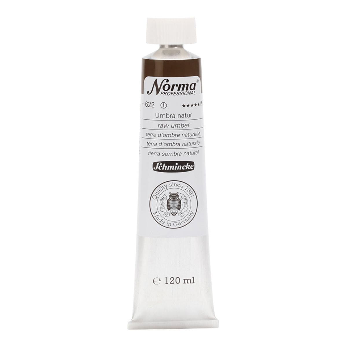 Tinta Óleo Schmincke Norma 120ml S1 622 Raw Umber