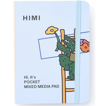Bloco de Papel Mixed Media Himi 300g/m² 9,8x13,4cm 24 Folhas
