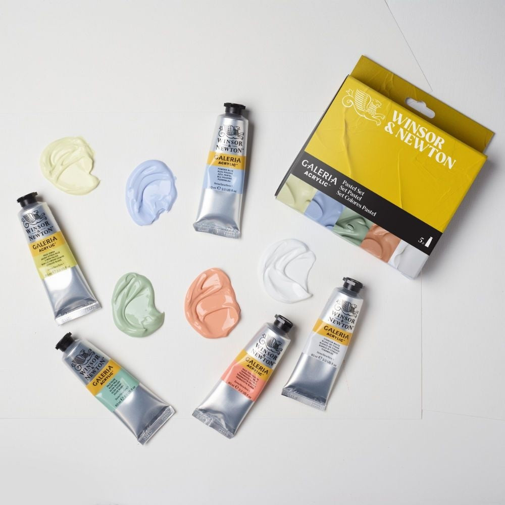 Estojo Tinta Galeria Winsor & Newton 60ml 05 Tons Pastéis