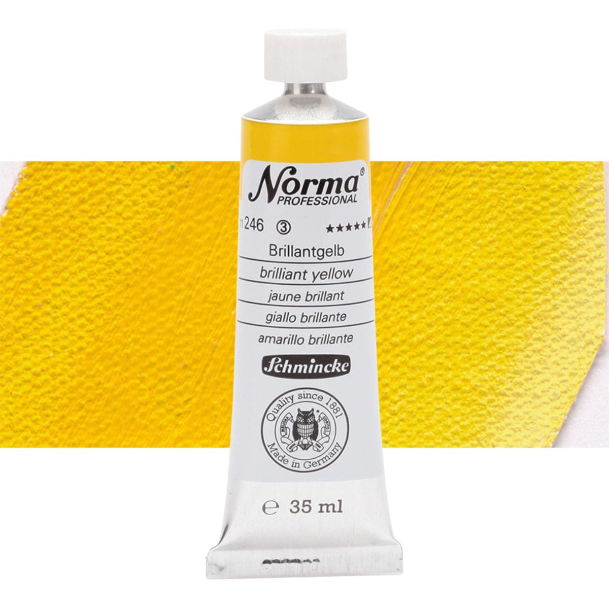 Tinta Óleo Schmincke Norma 35ml S3 246 Brilliant Yellow