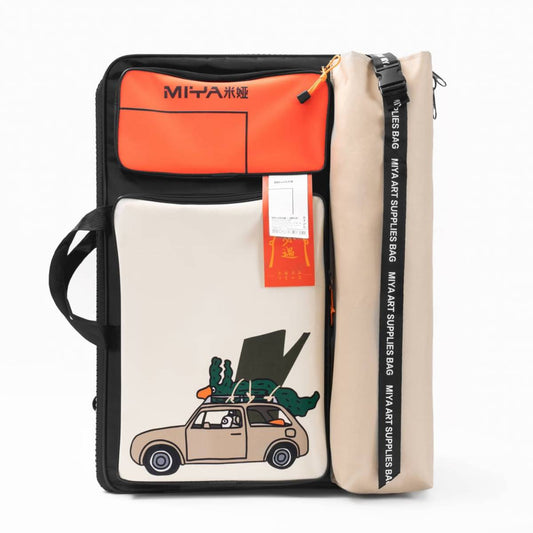 Mochila Para Materiais Artísticos Branca Himi