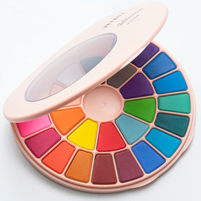 Aquarela Himi 24 Cores Estojo Pêssego