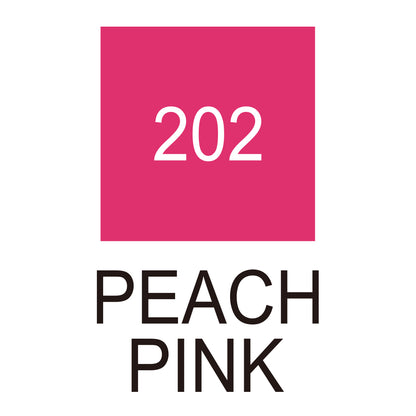 Caneta Pincel Kuretake Zig Clean Color Real Brush Piach Pink 202