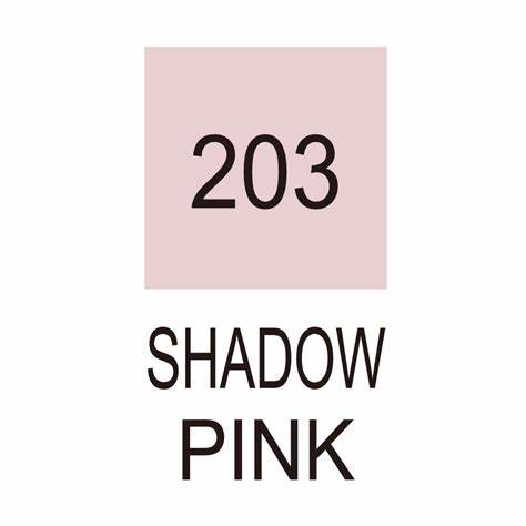Caneta Pincel Kuretake Zig Clean Color Real Brush Shadow Pink 203