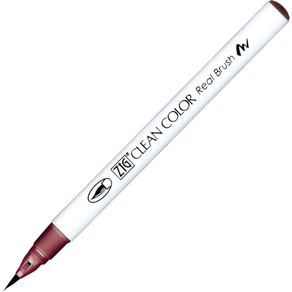 Caneta Pincel Kuretake Zig Clean Color Real Brush Dark Peony Pink 206