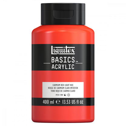 Tinta Acrílica Liquitex Basics 400ml 708 Cadmium Red Light Hue