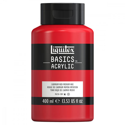 Tinta Acrílica Liquitex Basics 400ml 709 Cadmium Red Medium Hue