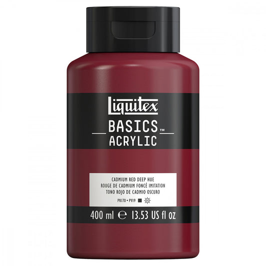 Tinta Acrílica Liquitex Basics 400ml 710 Cadmium Red Deep Hue