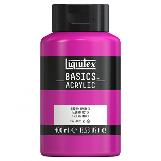 Tinta Acrílica Liquitex Basics 400ml 711 Medium Magenta