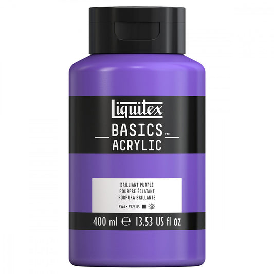 Tinta Acrílica Liquitex Basics 400ml 712 Brilliant Purple