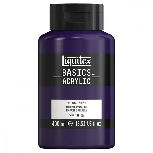 Tinta Acrílica Liquitex Basics 400ml 713 Dioxazine Purple